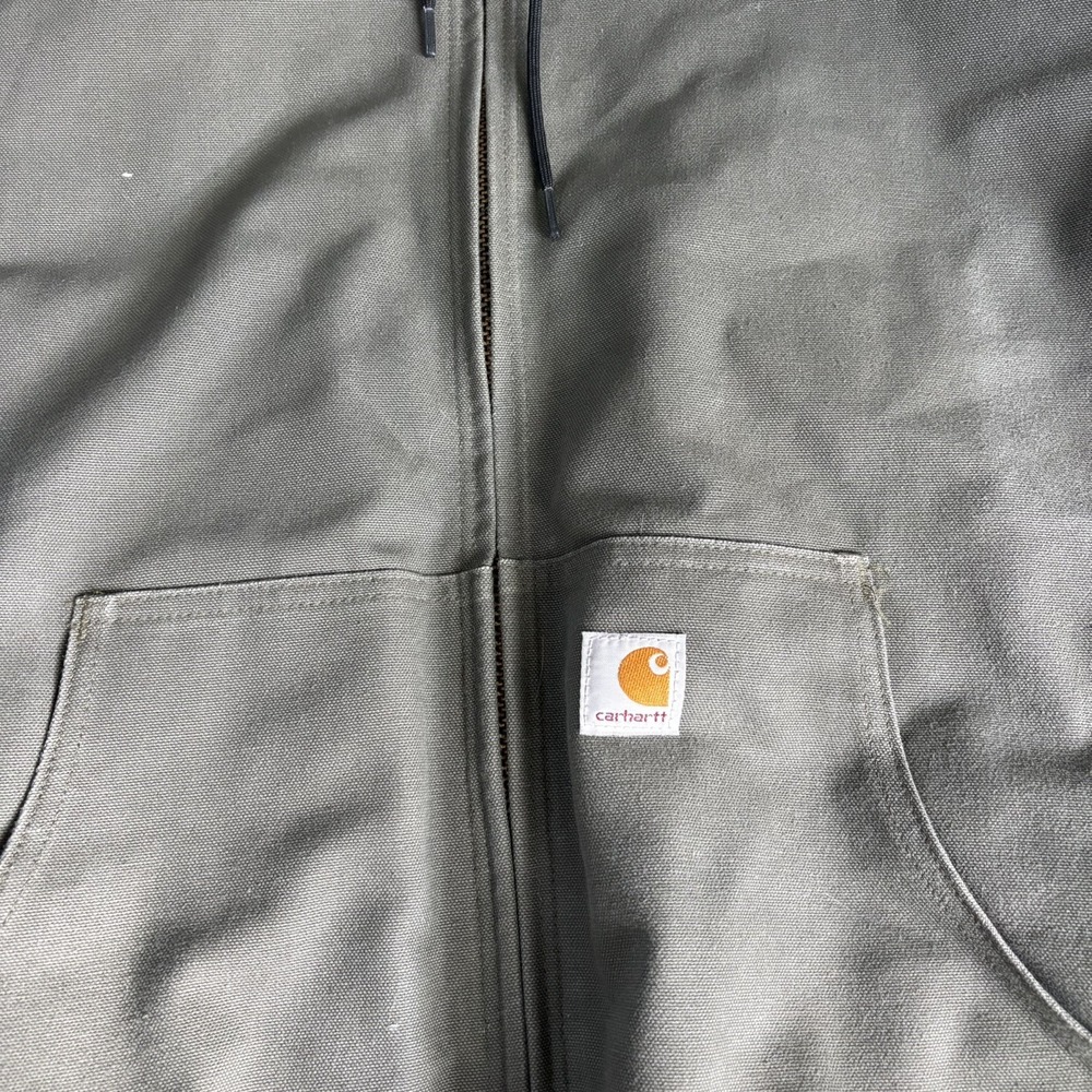 Vintage Carhartt green camo realtreeActive Huntsman Jacket XL made in Mexico - Picture 10 of 11